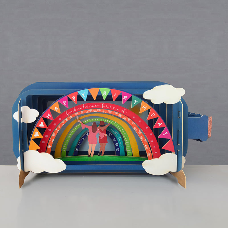 Pop Out Message in a Bottle Card