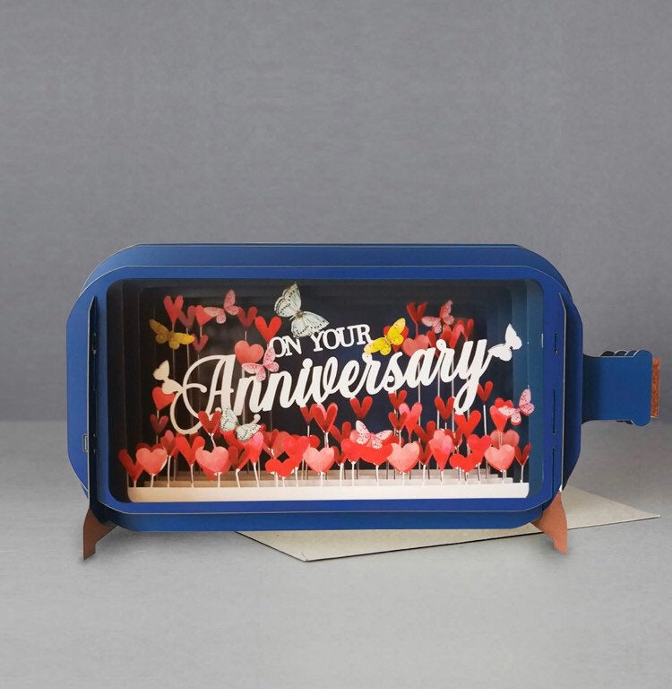 Pop Out Message in a Bottle Card