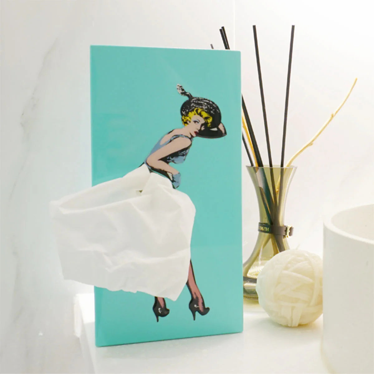 Tissue UP Girl Tissue Box Covers