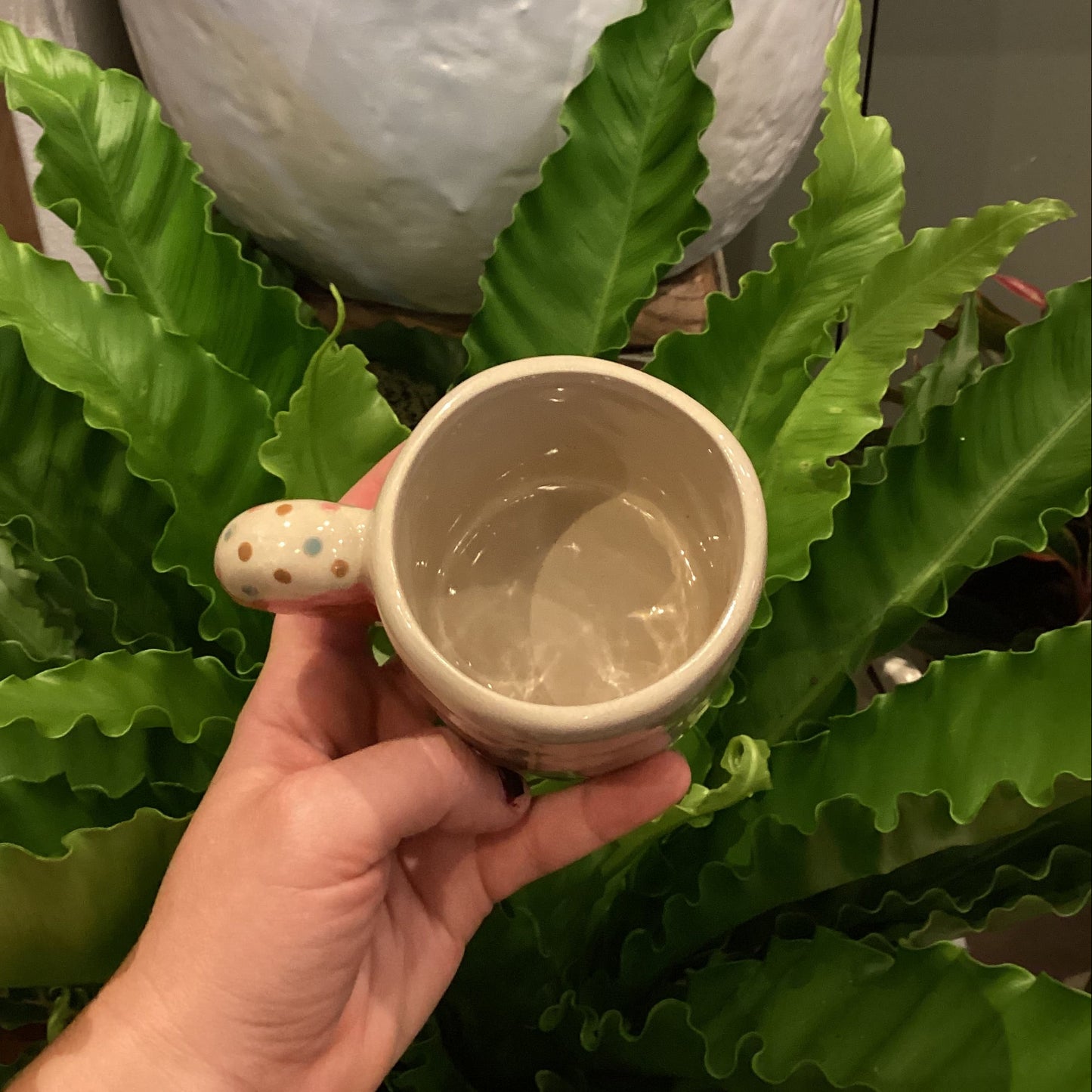 Stoneware Ice Cream Cup