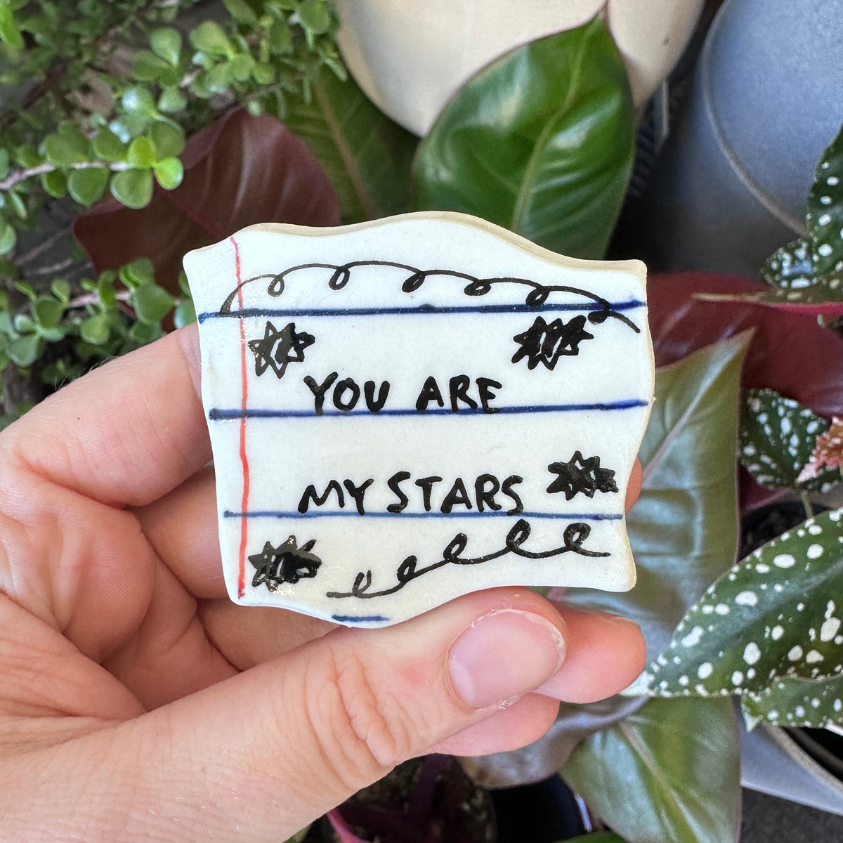 Handmade Love Note Magnet
