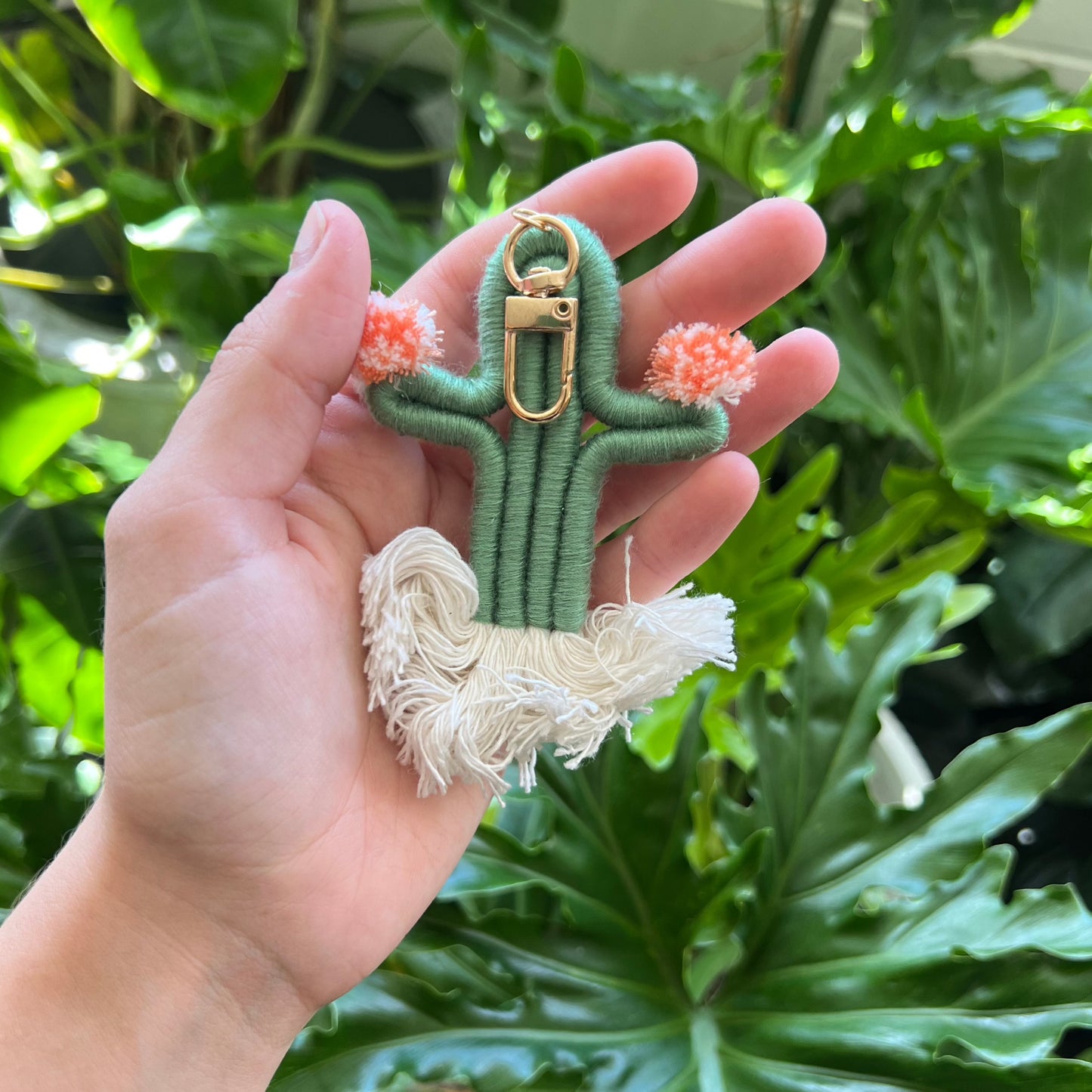 Cactus Keyring