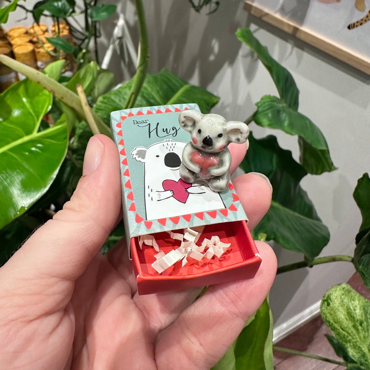 Mini Matchbox Ceramic Figure