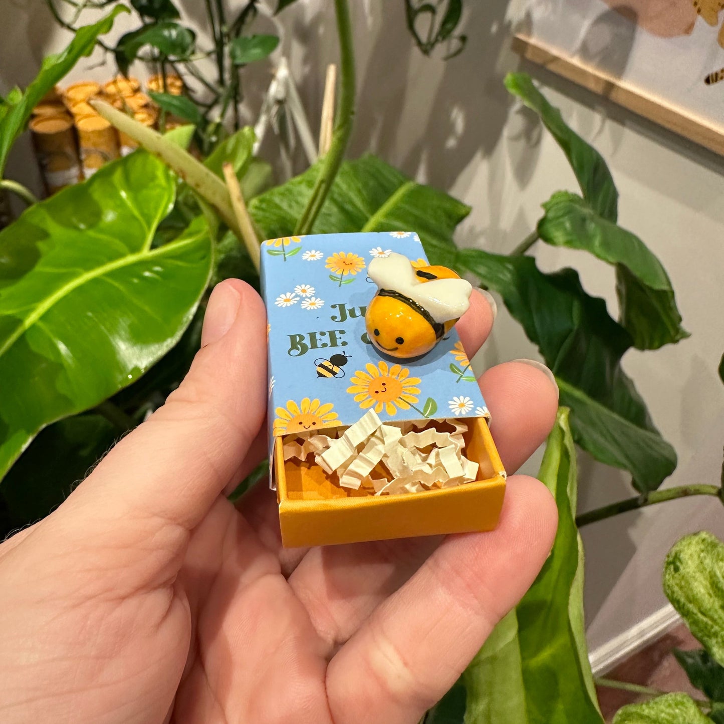 Mini Matchbox Ceramic Figure