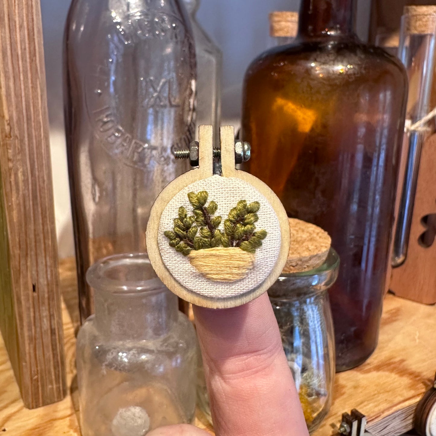 Soulty Stitch Mini Embroidery Hoop Hangers