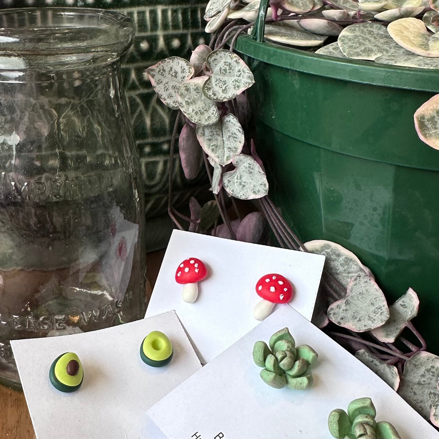 Be Pretty Me Clay Stud Earrings