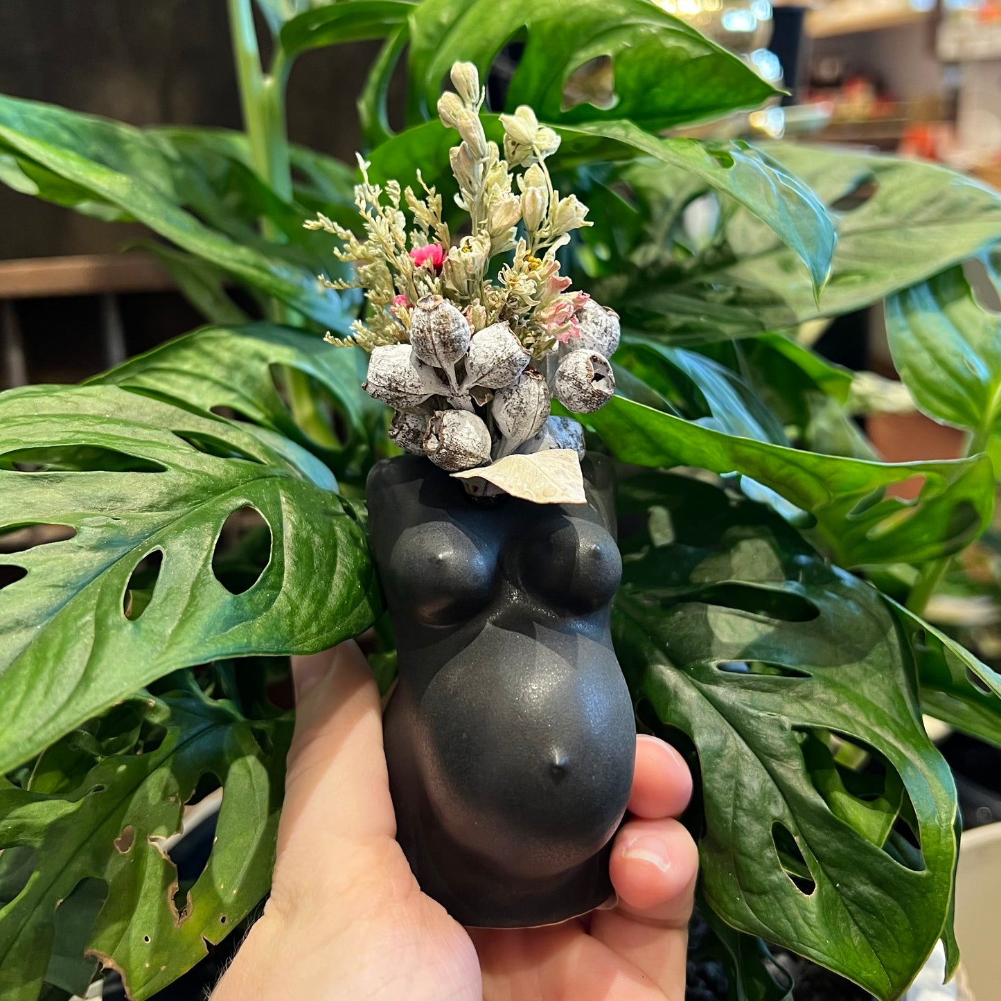 For My Sister Belly Vase