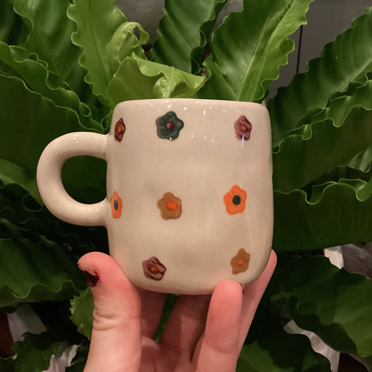 Stoneware Addy Floral Cup