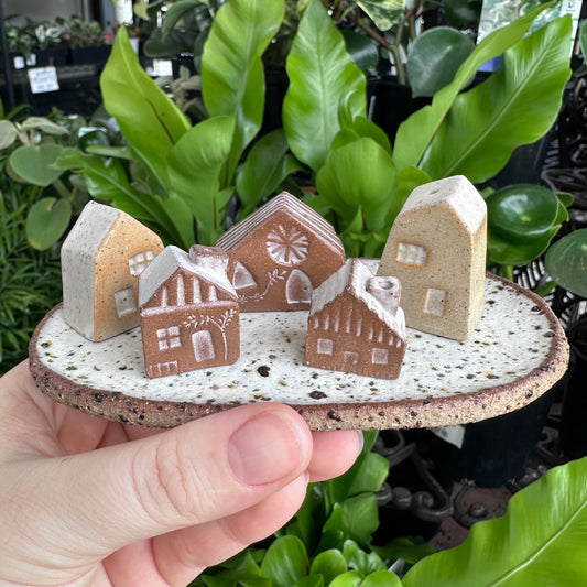 Mini House Bud Vase by Ruth Elliot