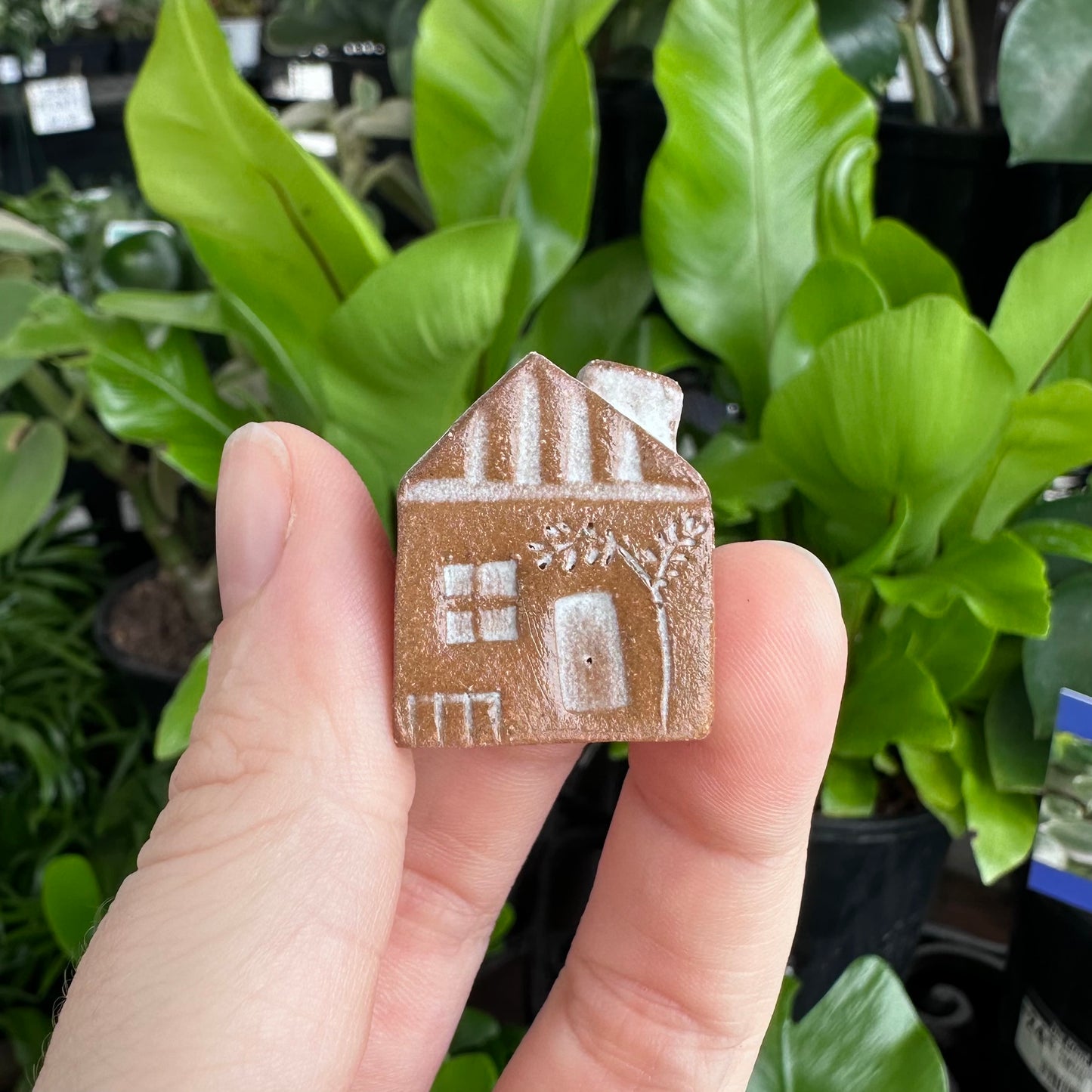 Mini House Bud Vase by Ruth Elliot
