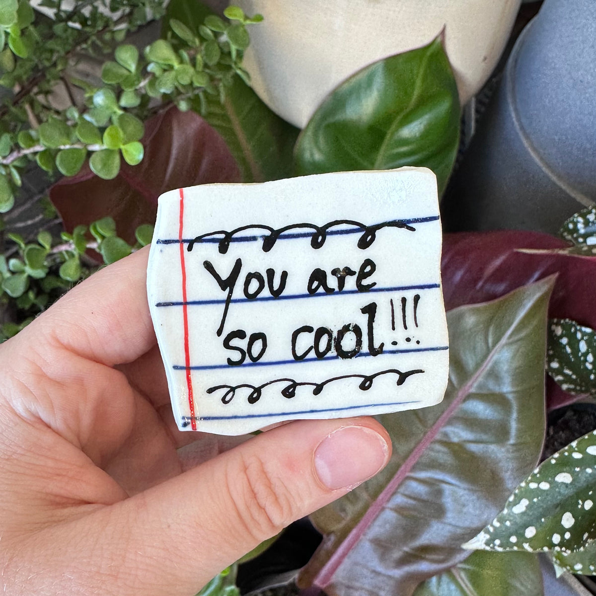 Handmade Love Note Magnet