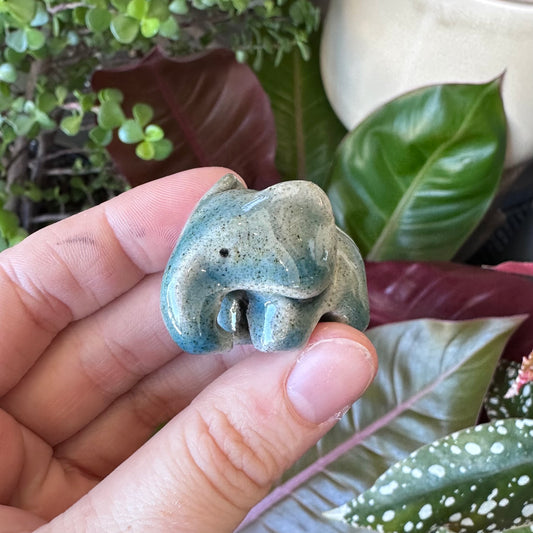 Mini Ceramic Elephant by Ruth Elliot