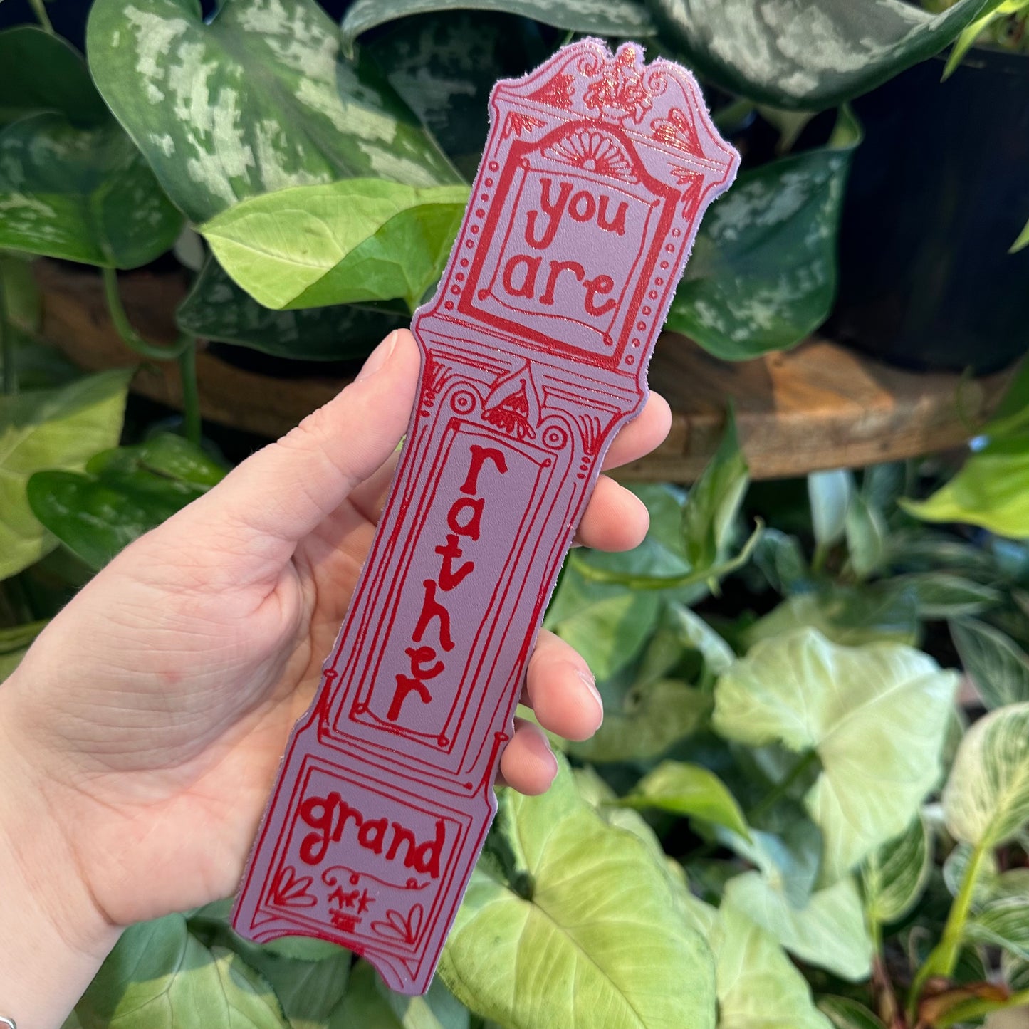 Ark Design Leather Bookmark