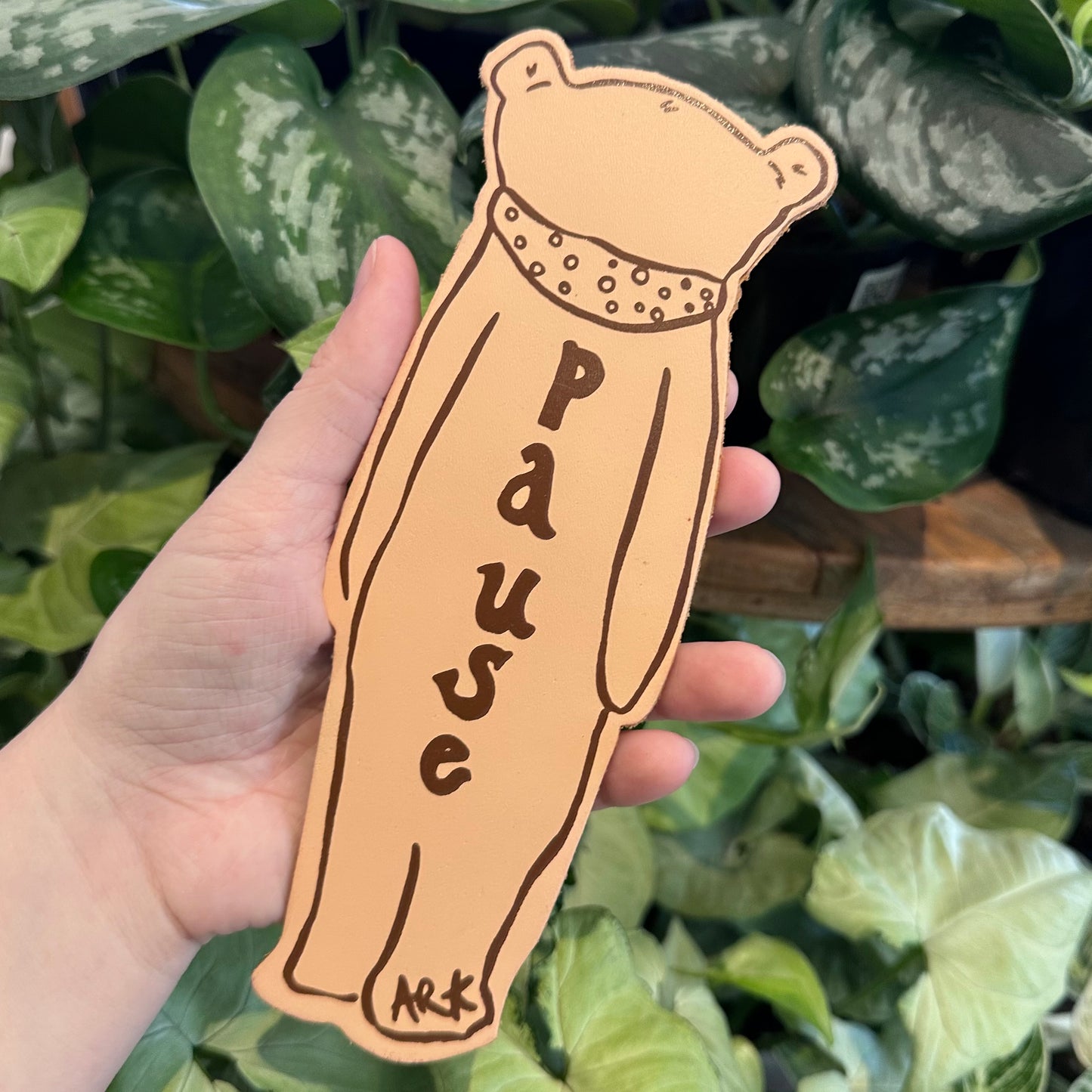 Ark Design Leather Bookmark