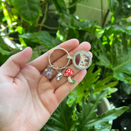 Mushroom Keyrings