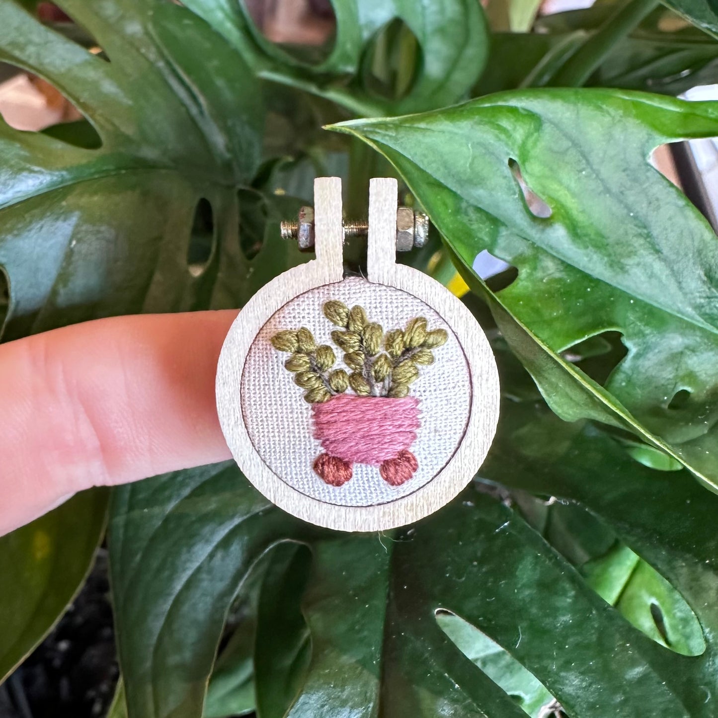 Soulty Stitch Mini Embroidery Hoop Hangers