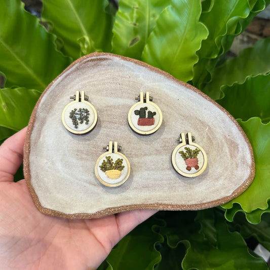Soulty Stitch Mini Embroidery Hoop Hangers