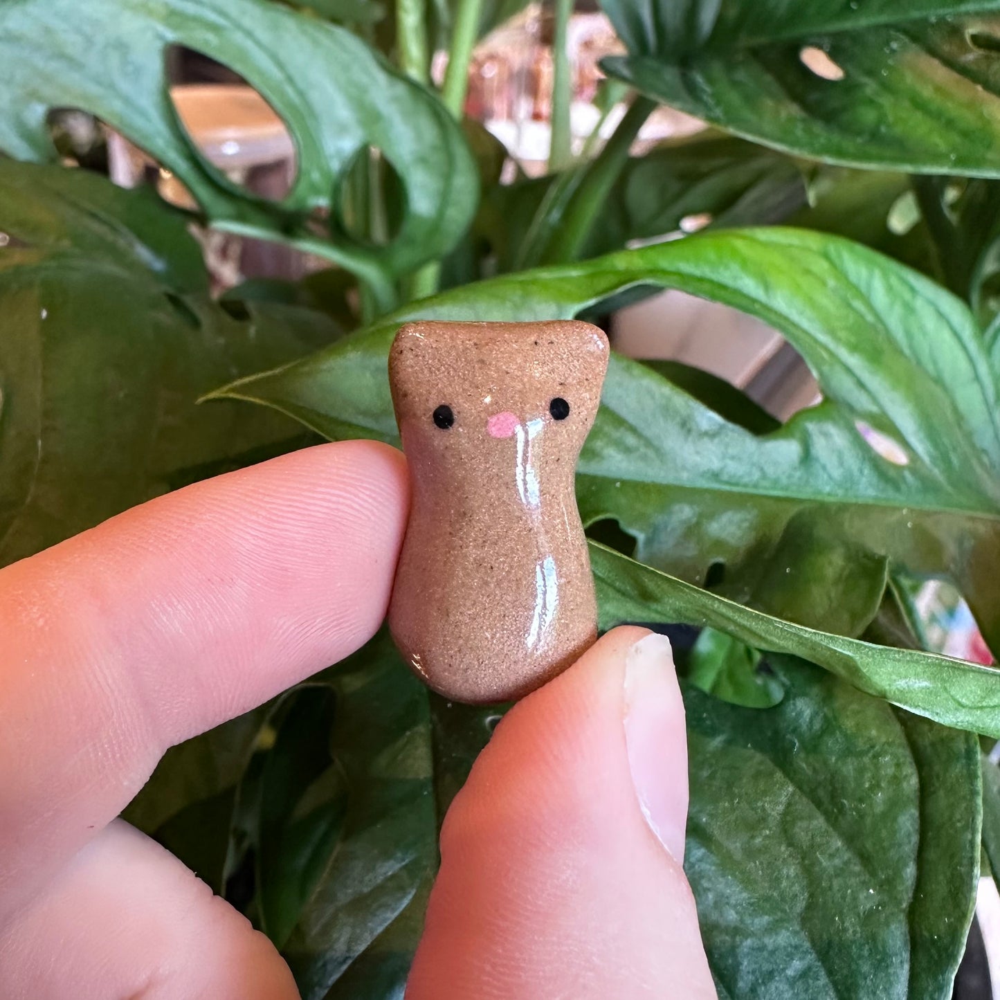 Mini Ceramic Cat by Ruth Elliot