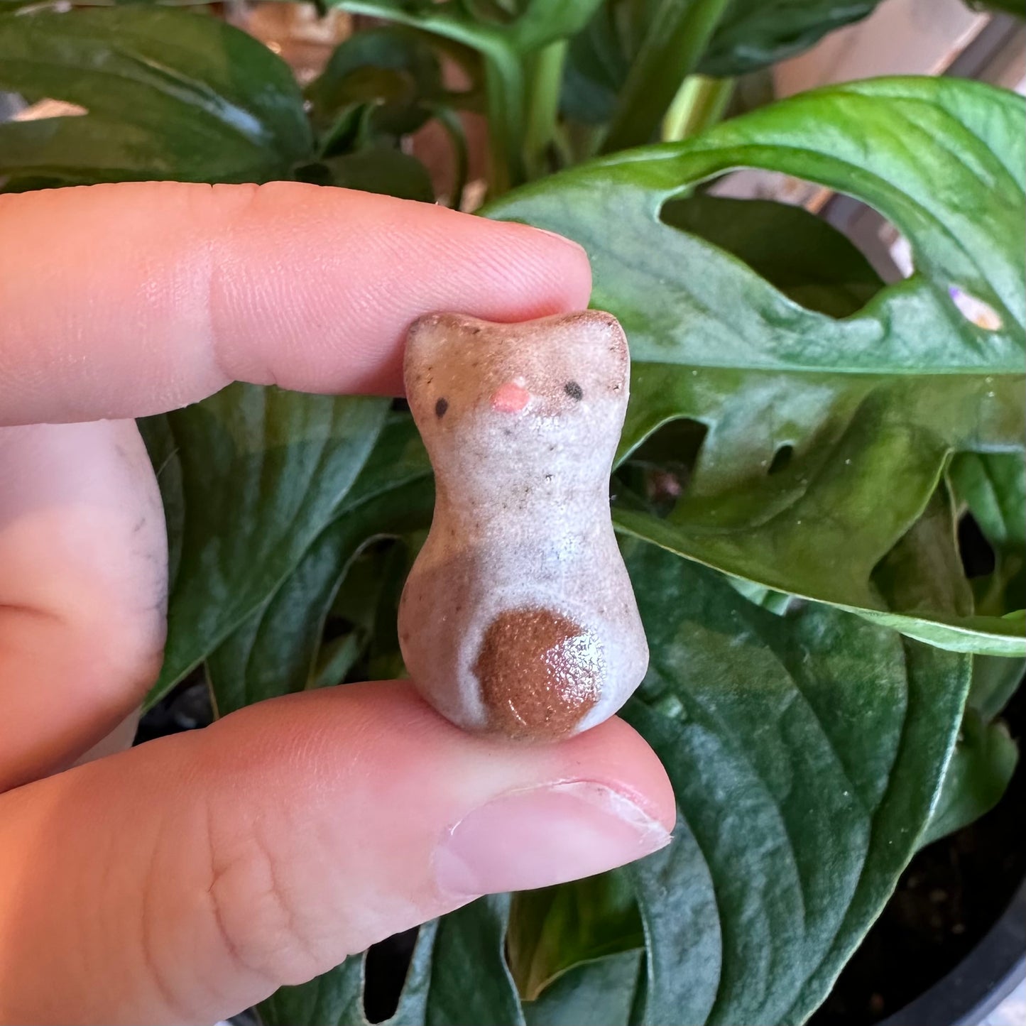 Mini Ceramic Cat by Ruth Elliot