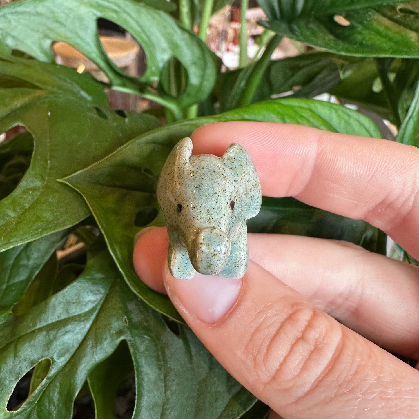 Mini Ceramic Elephant by Ruth Elliot