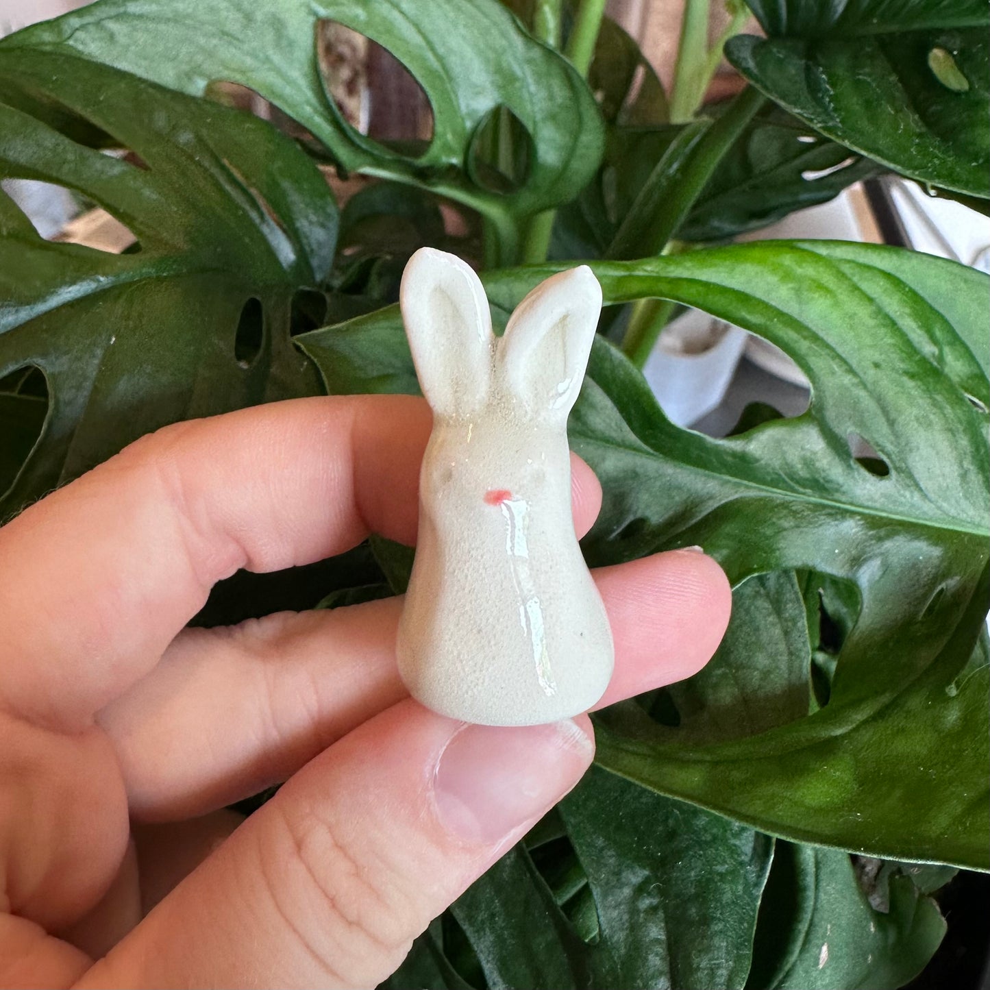 Mini Ceramic Bunny by Ruth Elliot