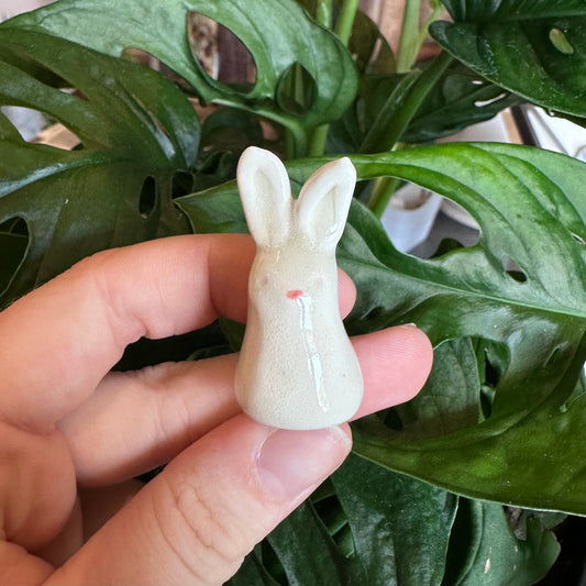 Mini Ceramic Bunny by Ruth Elliot