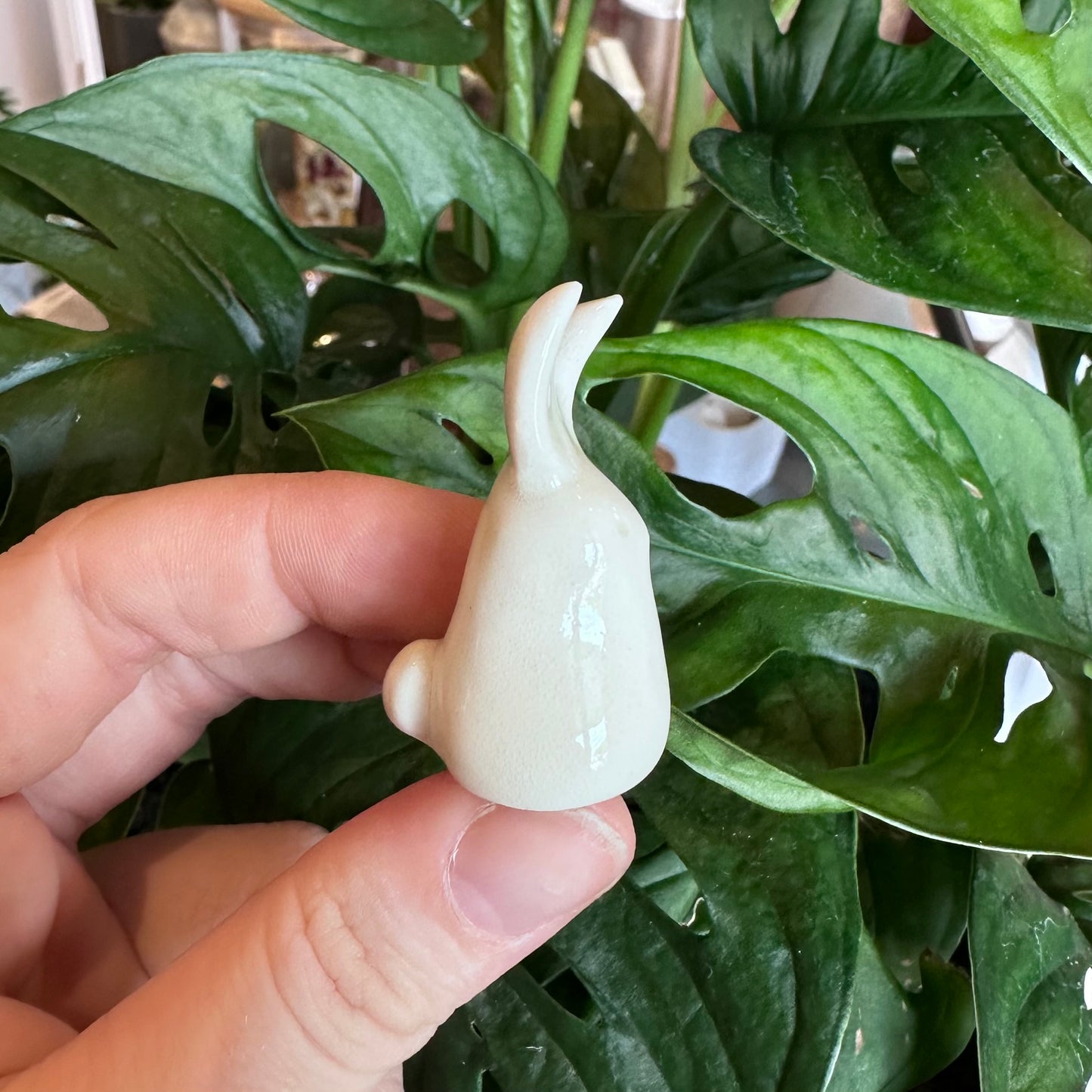 Mini Ceramic Bunny by Ruth Elliot