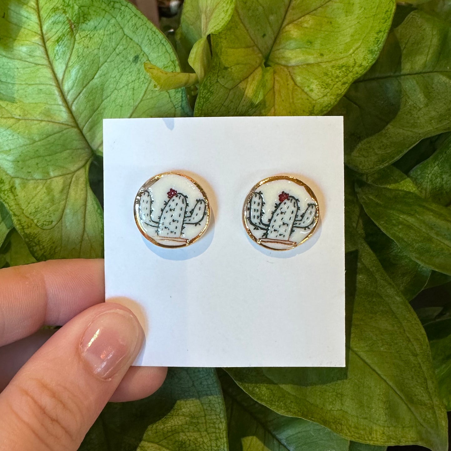 Wolf & Clay Large Stud Earrings