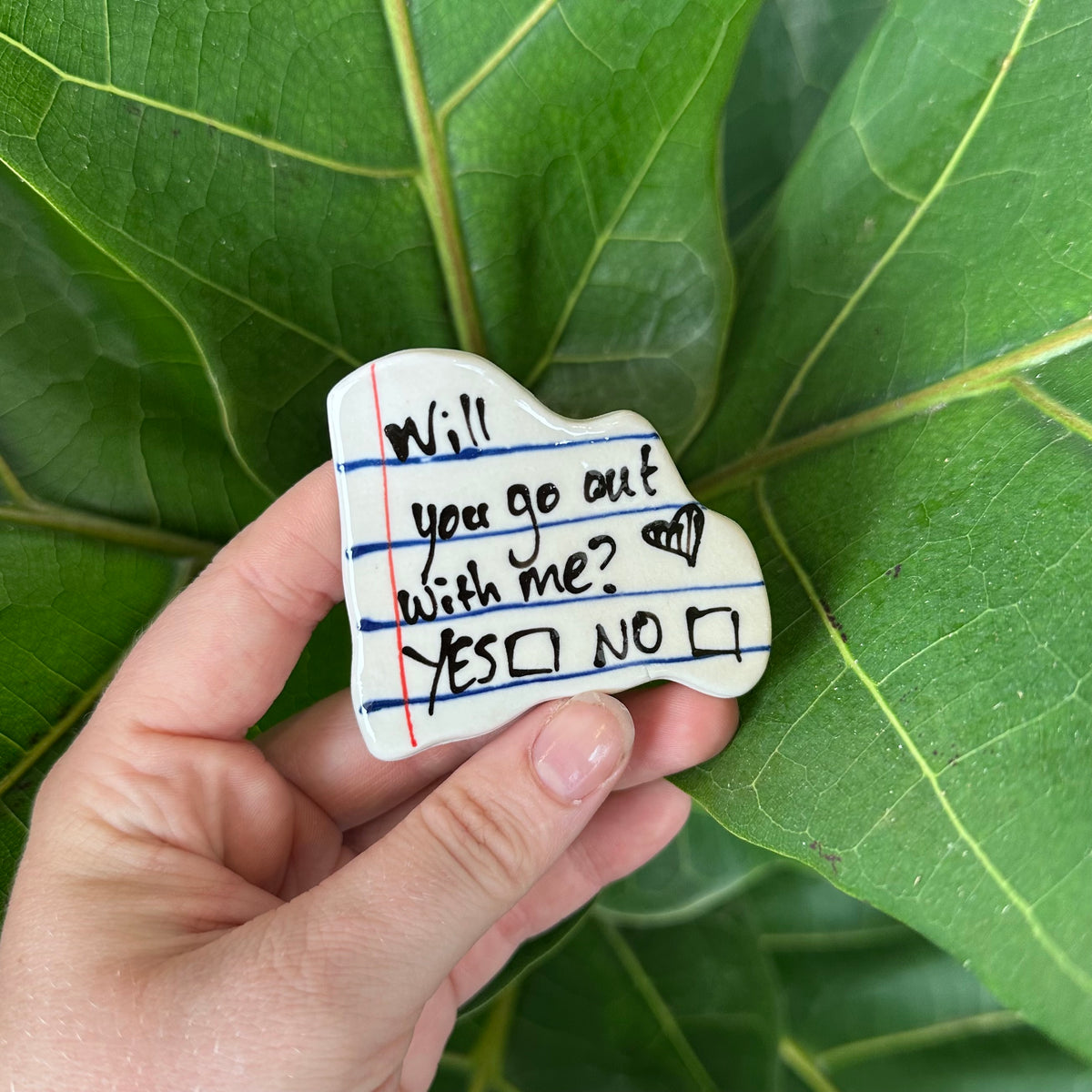 Handmade Love Note Magnet