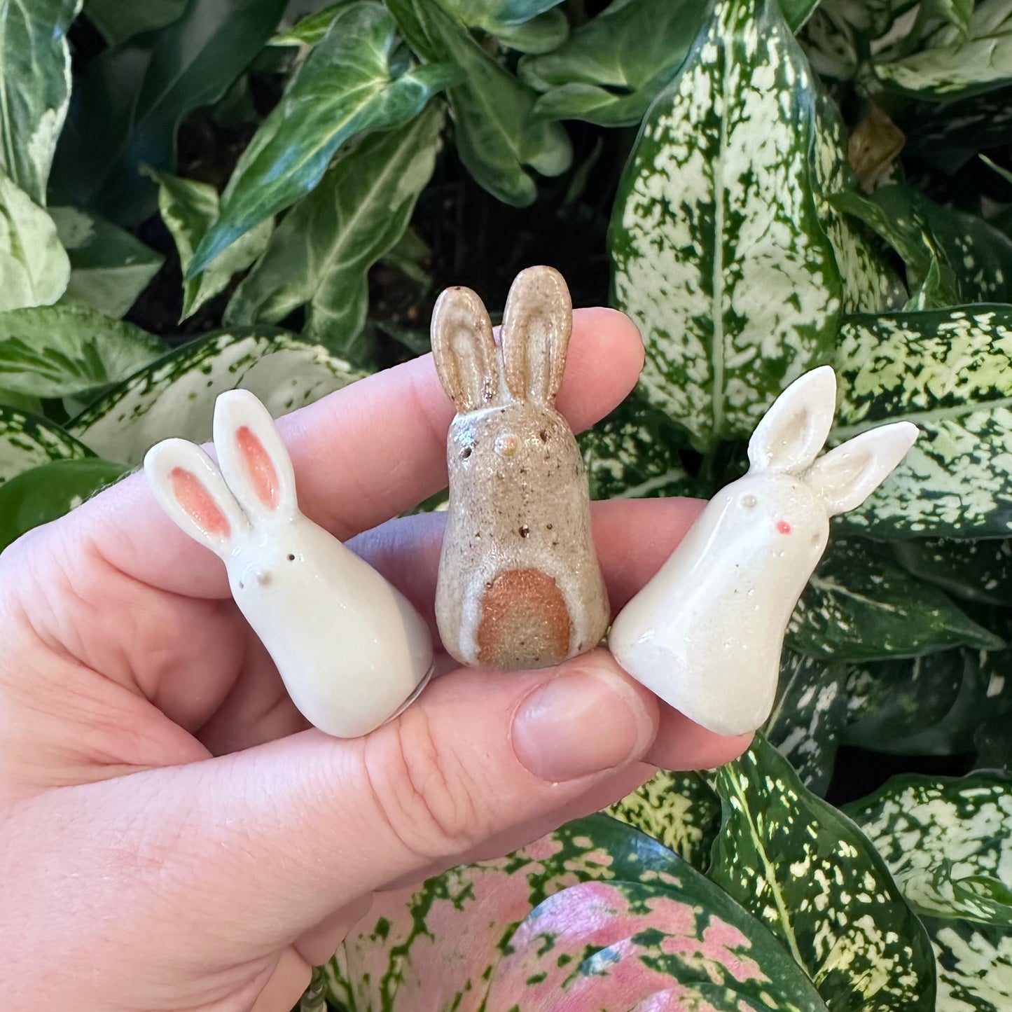 Mini Ceramic Bunny by Ruth Elliot