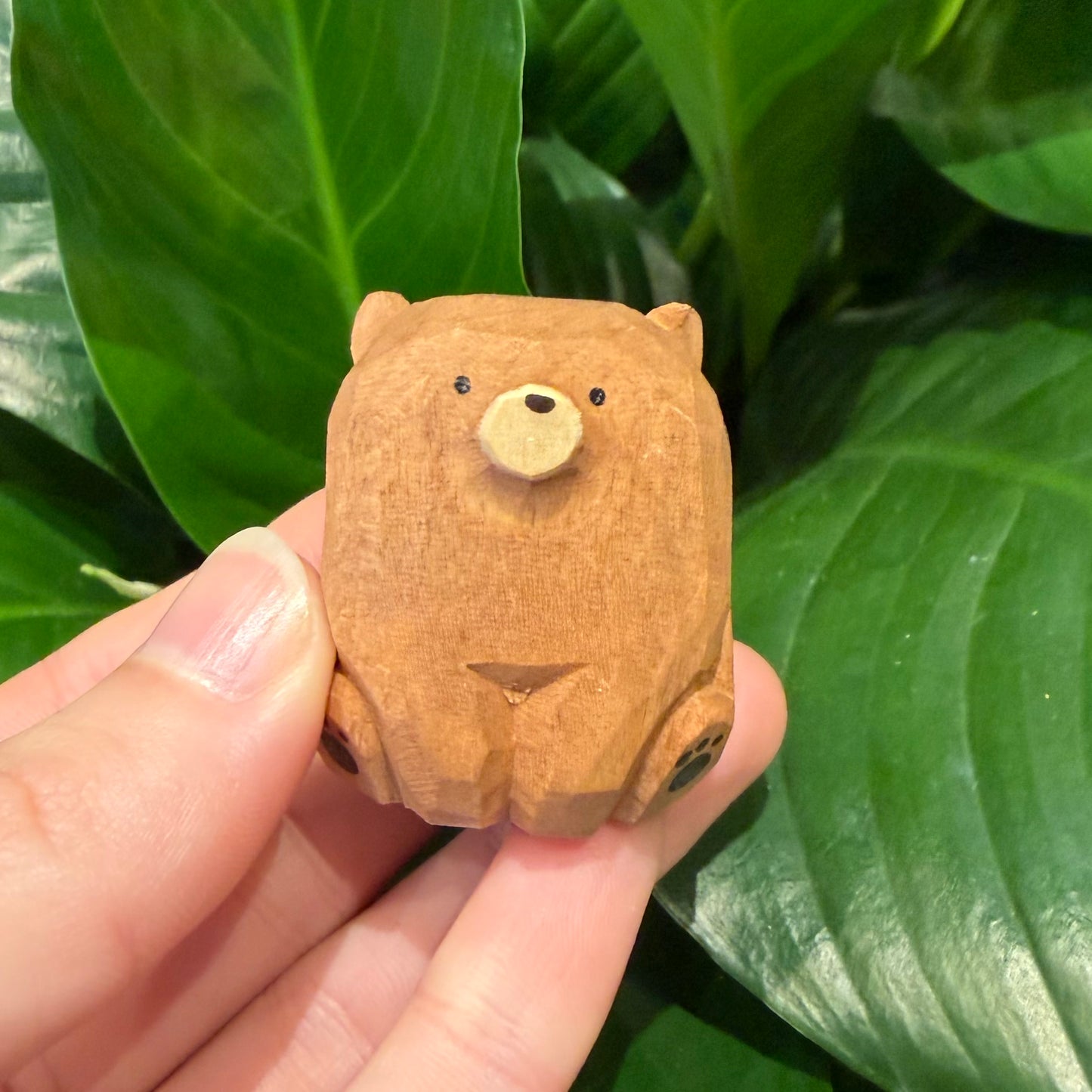 Mini Wooden Bear