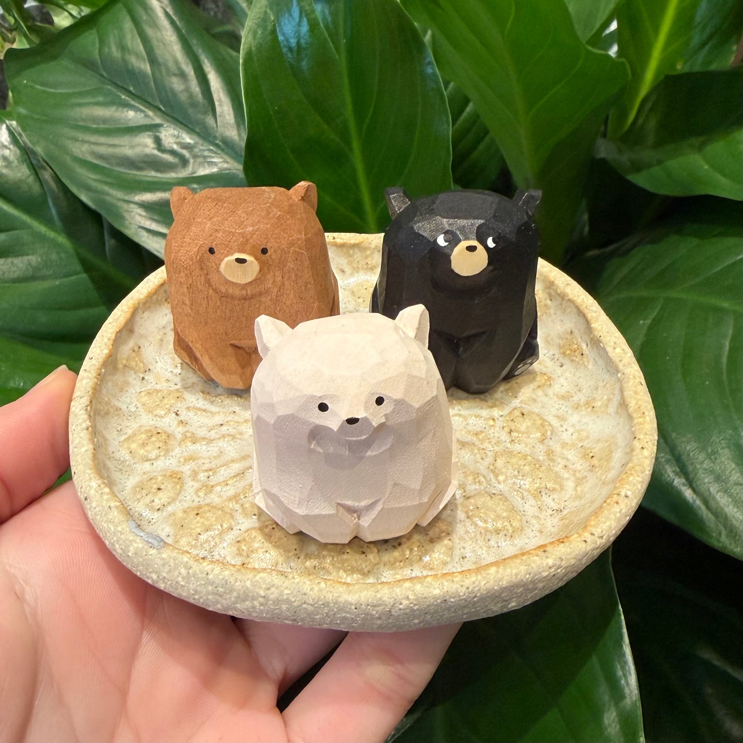 Mini Wooden Bear